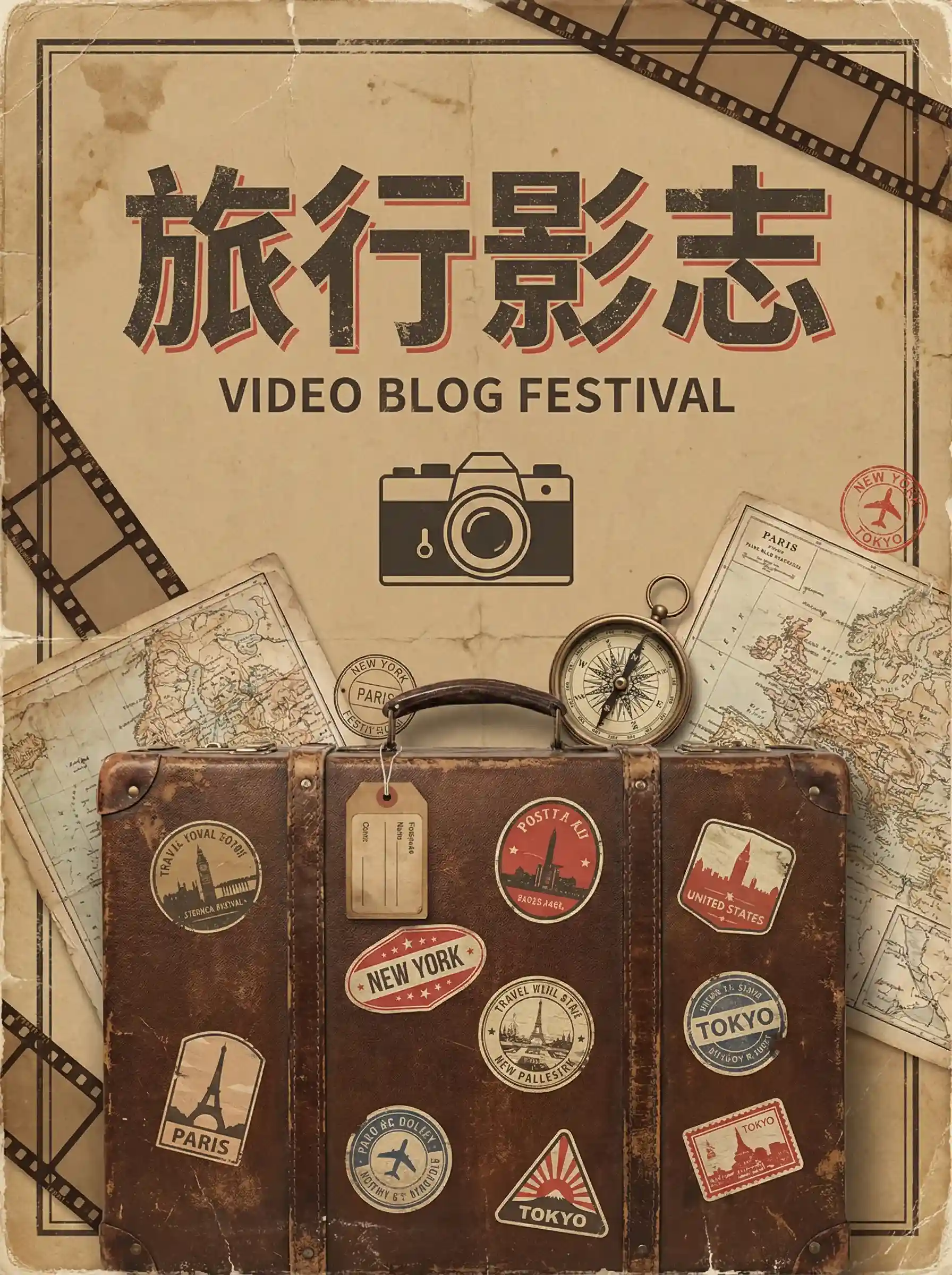小小绘 线上影展征稿海报